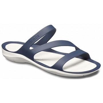 Crocs Swiftwater™ Sandal Papucs Női Sötétkék | HU 0598MQZA